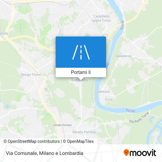 Mappa Via Comunale