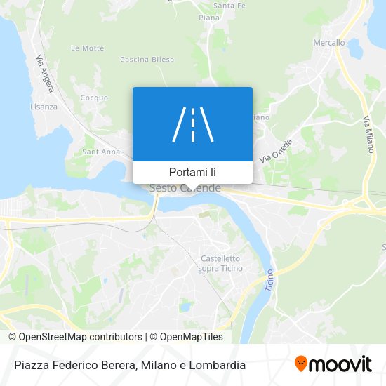 Mappa Piazza Federico Berera