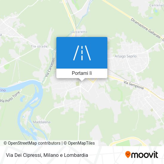 Mappa Via Dei Cipressi