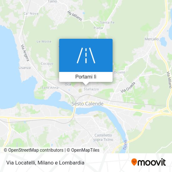 Mappa Via Locatelli