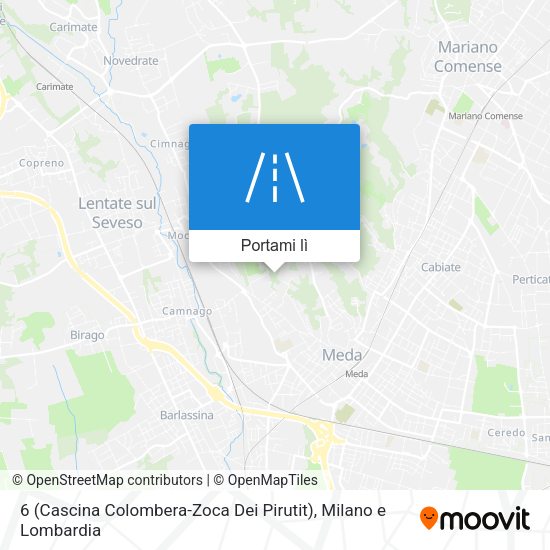 Mappa 6 (Cascina Colombera-Zoca Dei Pirutit)