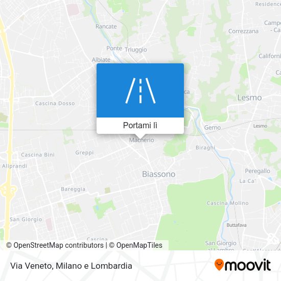 Mappa Via Veneto