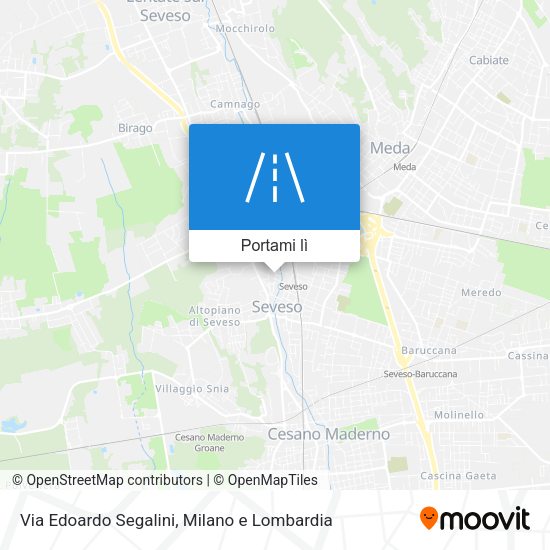 Mappa Via Edoardo Segalini
