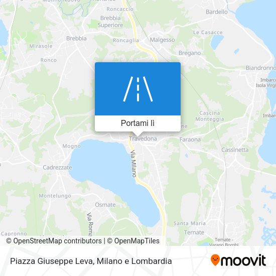 Mappa Piazza Giuseppe Leva