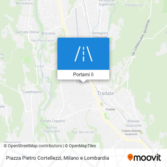 Mappa Piazza Pietro Cortellezzi