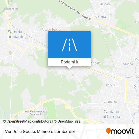 Mappa Via Delle Gocce