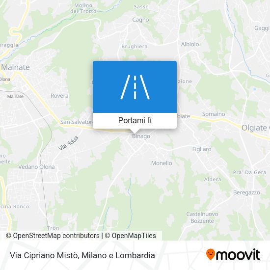 Mappa Via Cipriano Mistò
