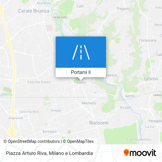 Mappa Piazza Arturo Riva