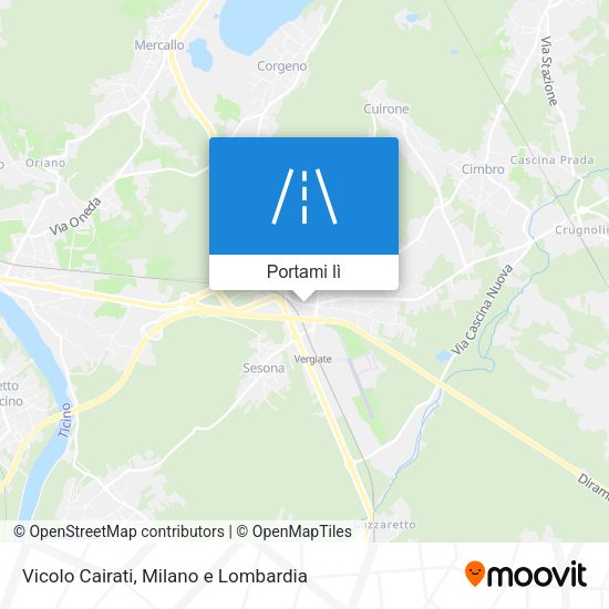Mappa Vicolo Cairati