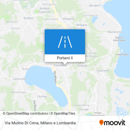 Mappa Via Mulino Di Cima