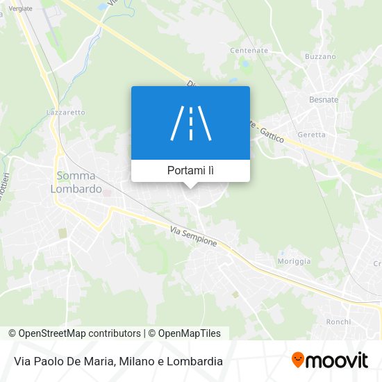 Mappa Via Paolo De Maria