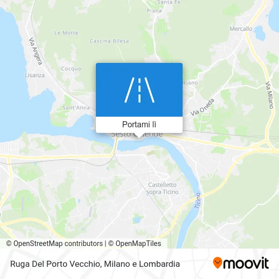 Mappa Ruga Del Porto Vecchio