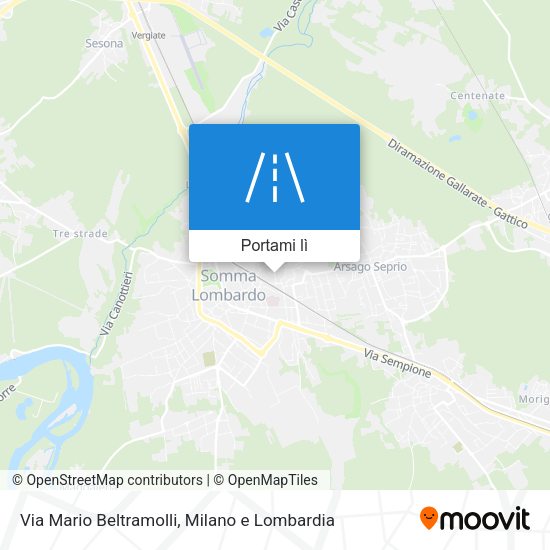 Mappa Via Mario Beltramolli