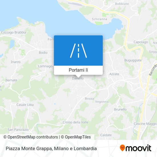 Mappa Piazza Monte Grappa
