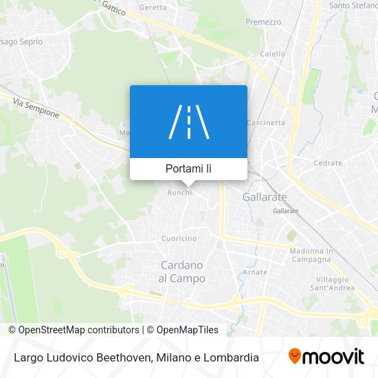 Mappa Largo Ludovico Beethoven