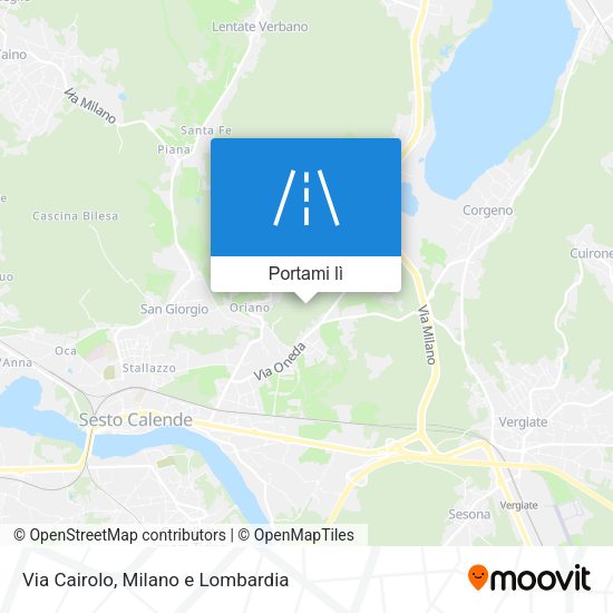 Mappa Via Cairolo
