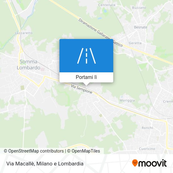 Mappa Via Macallè