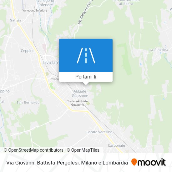 Mappa Via Giovanni Battista Pergolesi
