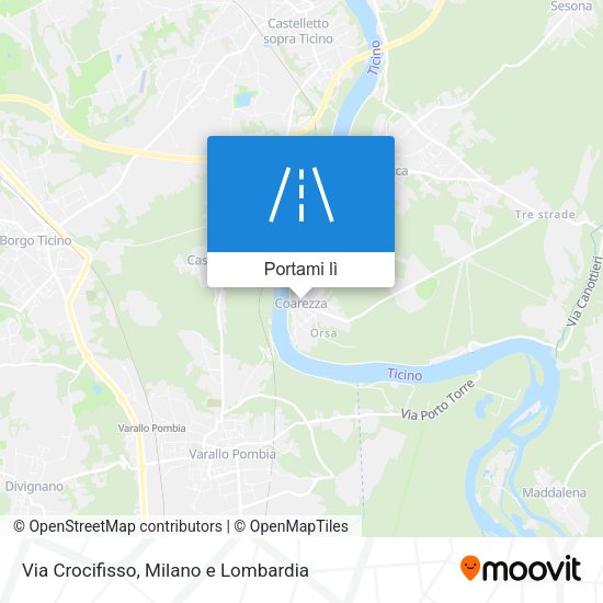 Mappa Via Crocifisso