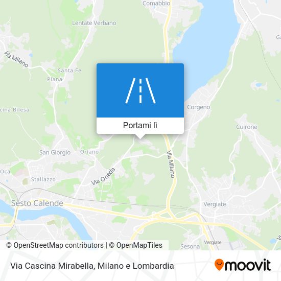 Mappa Via Cascina Mirabella