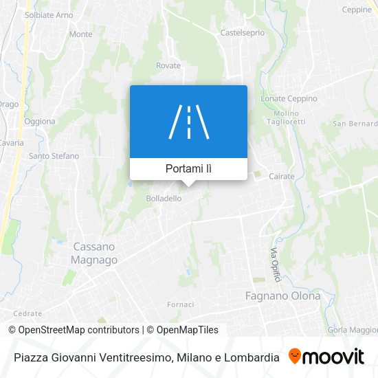 Mappa Piazza Giovanni Ventitreesimo