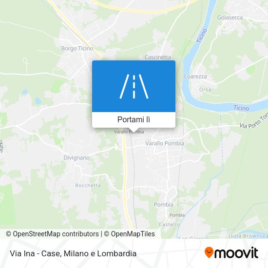 Mappa Via Ina - Case