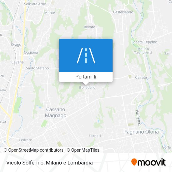 Mappa Vicolo Solferino