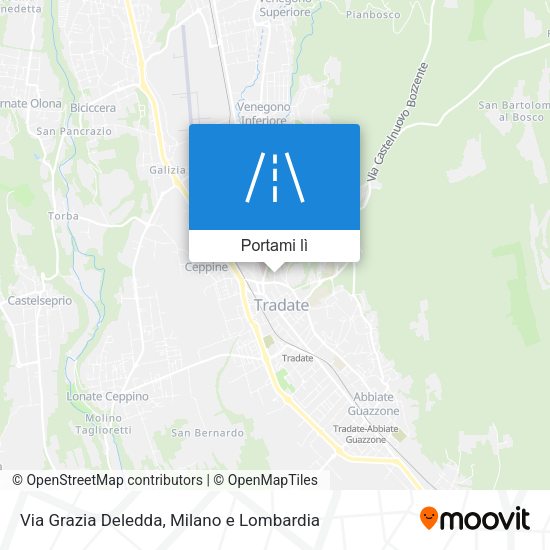 Mappa Via Grazia Deledda