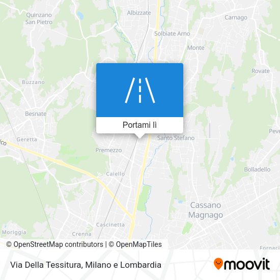 Mappa Via Della Tessitura