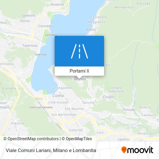 Mappa Viale Comuni Lariani