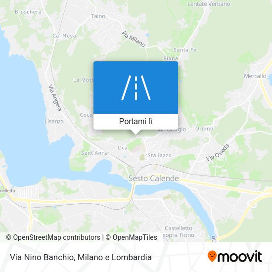 Mappa Via Nino Banchio
