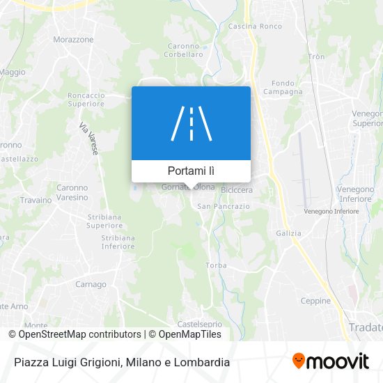 Mappa Piazza Luigi Grigioni