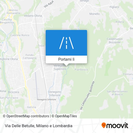 Mappa Via Delle Betulle