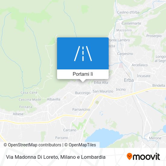 Mappa Via Madonna Di Loreto