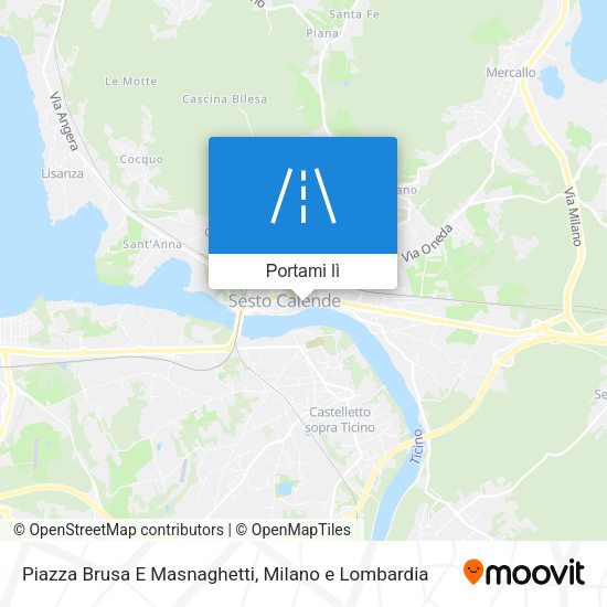 Mappa Piazza Brusa E Masnaghetti