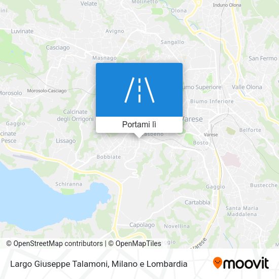 Mappa Largo Giuseppe Talamoni