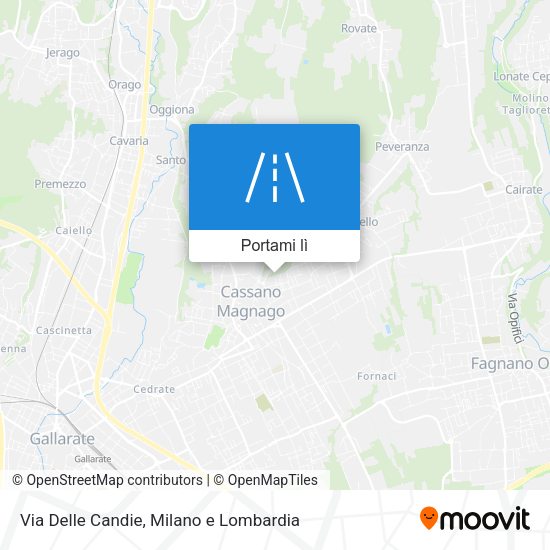 Mappa Via Delle Candie