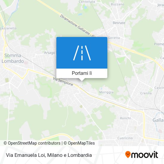 Mappa Via Emanuela Loi