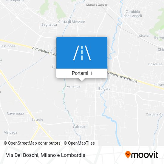 Mappa Via Dei Boschi