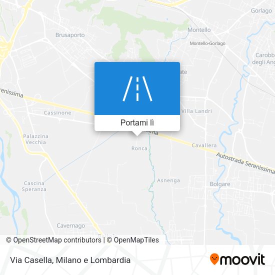 Mappa Via Casella