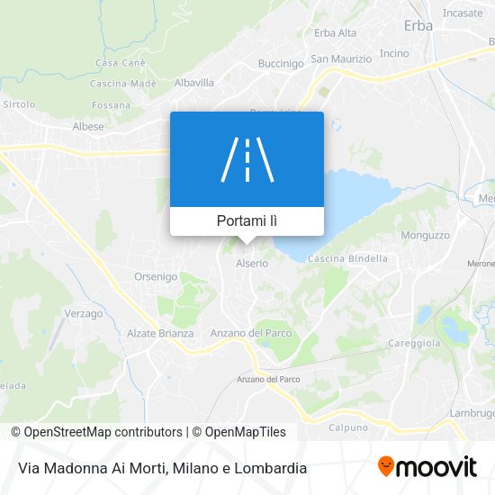 Mappa Via Madonna Ai Morti