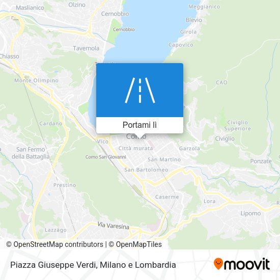 Mappa Piazza Giuseppe Verdi
