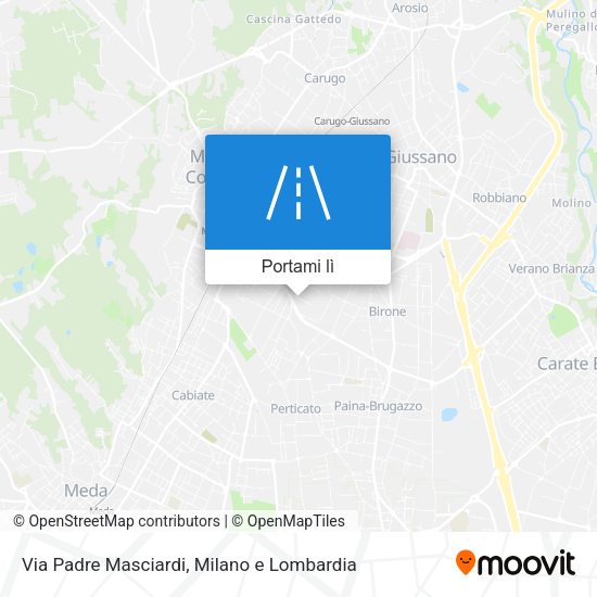 Mappa Via Padre Masciardi