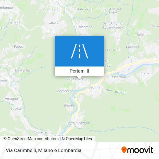 Mappa Via Carimbelli