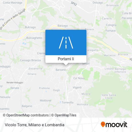 Mappa Vicolo Torre