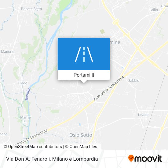 Mappa Via Don A. Fenaroli