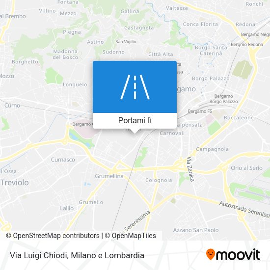 Mappa Via Luigi Chiodi
