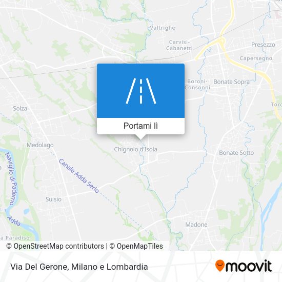 Mappa Via Del Gerone