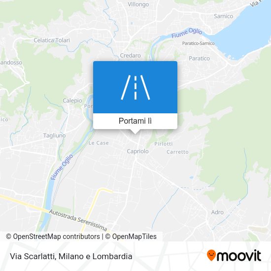 Mappa Via Scarlatti