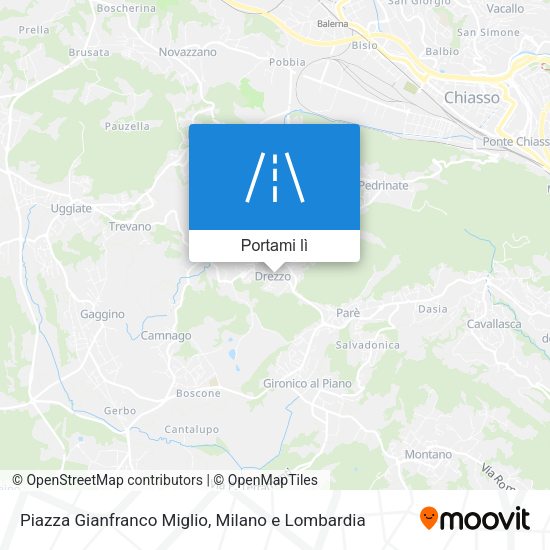Mappa Piazza Gianfranco Miglio